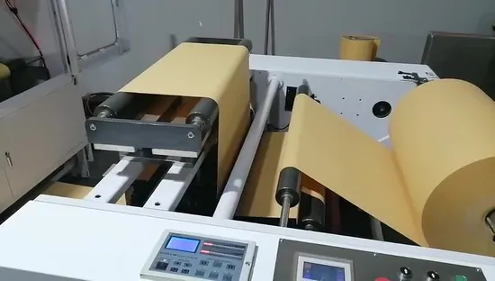 Máquina automática para fabricar bolsas de papel con fondo cuadrado, embalaje barato, con logotipo personalizado reciclado