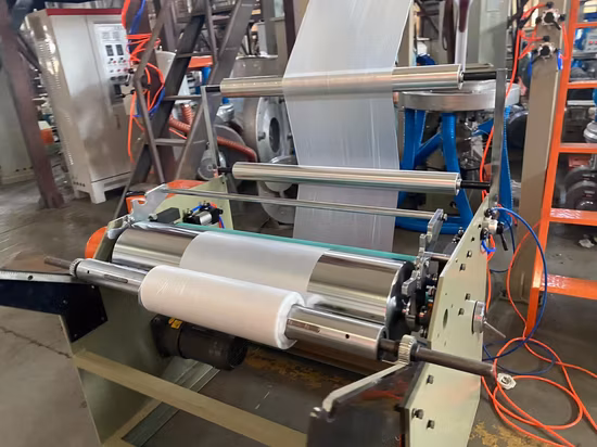 Cabezal de matriz giratorio de alta velocidad automático Industrial Agrícola HDPE LDPE PE Maquinaria de película soplada Extrusora Bolsa de plástico biodegradable Máquina de soplado de película Precio