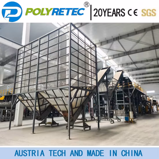 Línea de lavado de reciclaje de botellas/escamas de plástico para mascotas