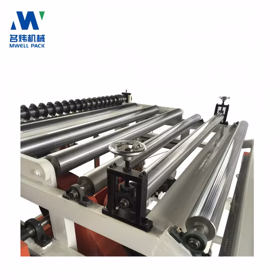 Máquina cortadora y rebobinadora de papel en rollo gigante grande completamente automática para papel Etiqueta de papel de aluminio no tejido PVC con desenrollado 1800 mm
